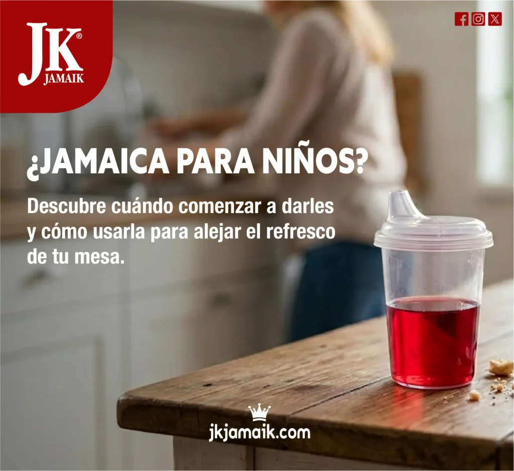 agua de jamaica para niños